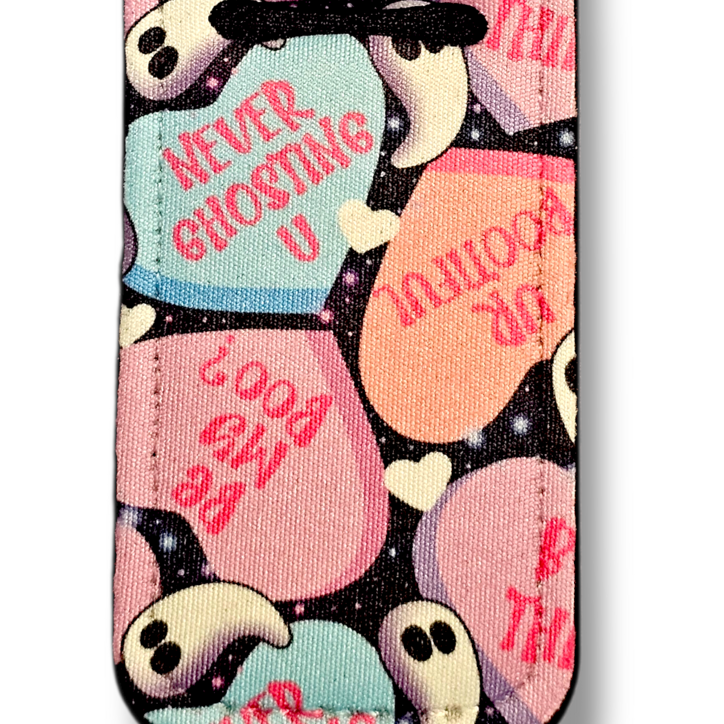 Conversation Boo Hearts Chapstick/Lighter Holder