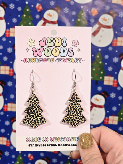 Leopard Christmas Tree Dangles