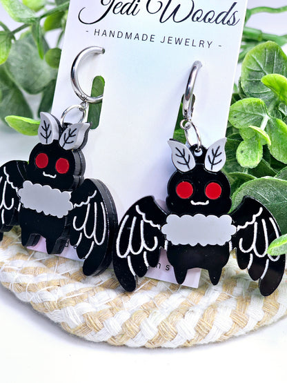 Mothman Earrings