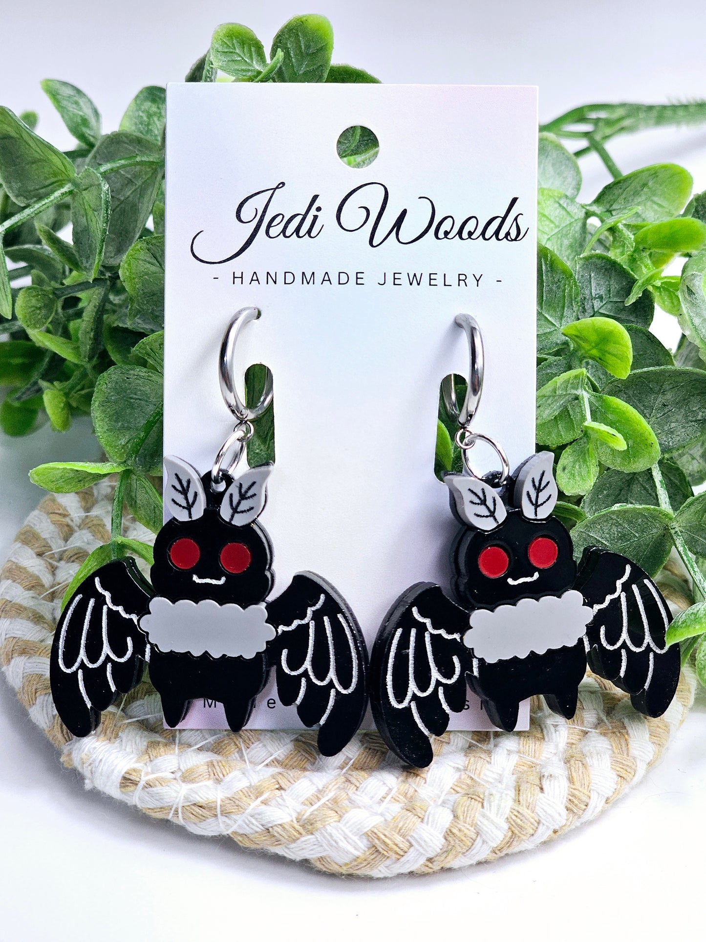 Mothman Earrings