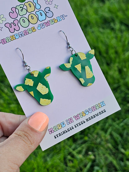 Green Cheese Cows