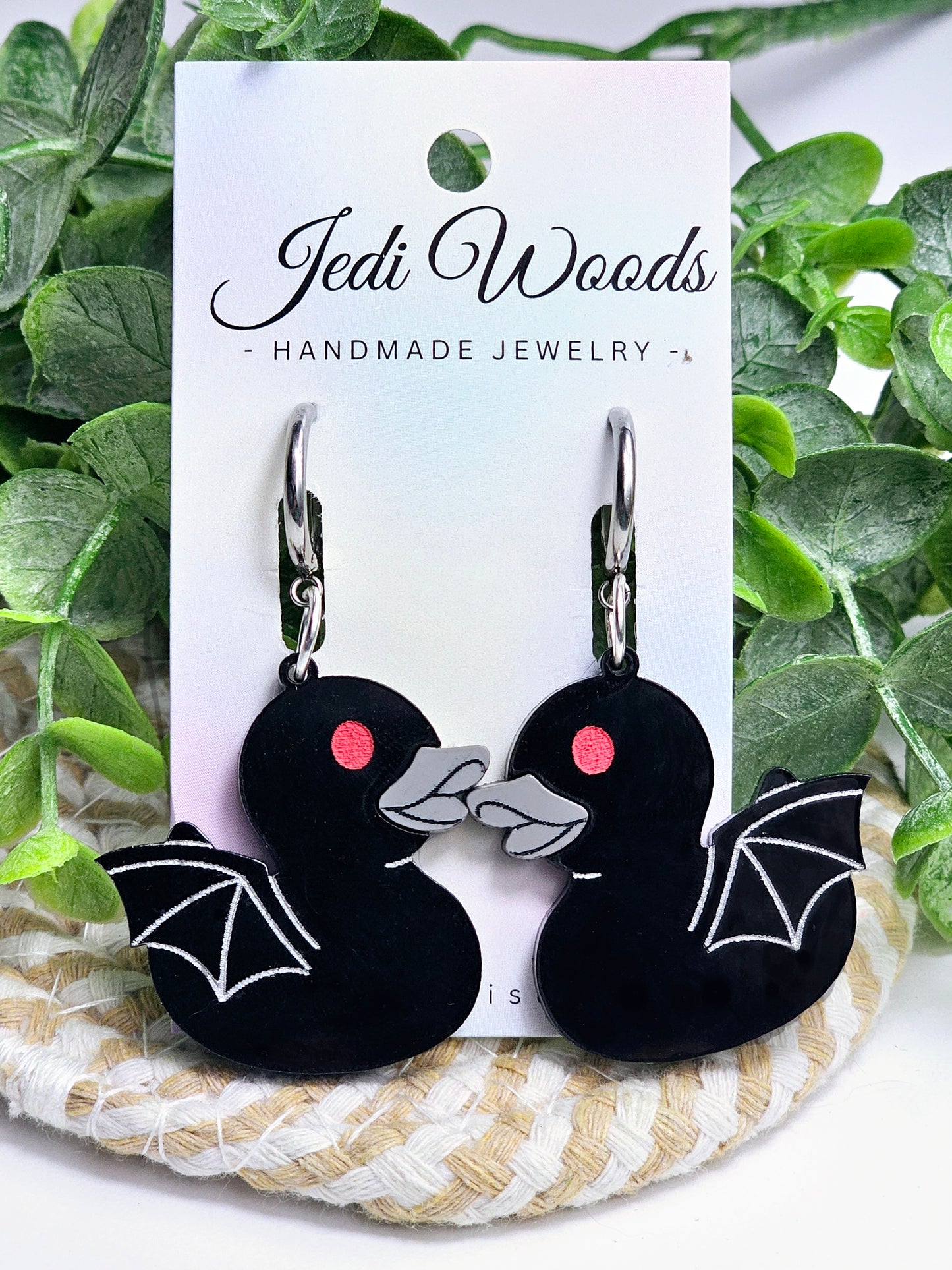 Vampire Duck Earrings