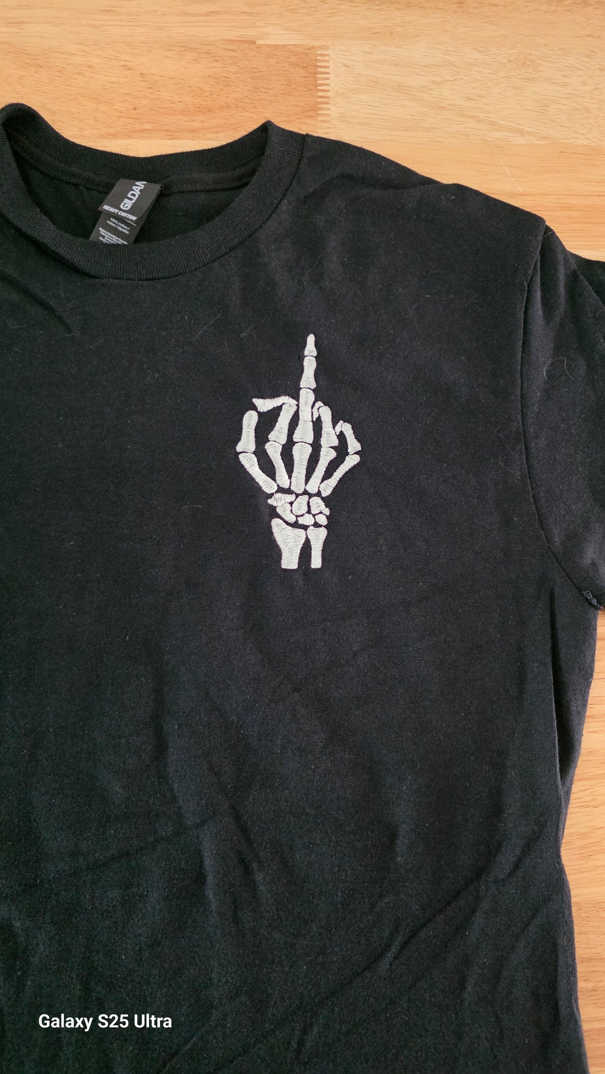 Middle Finger Skeleton Tshirt