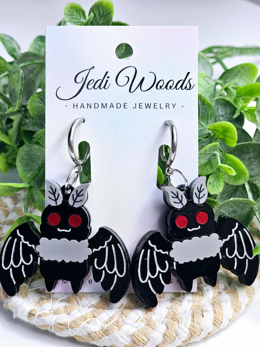 Mothman Earrings