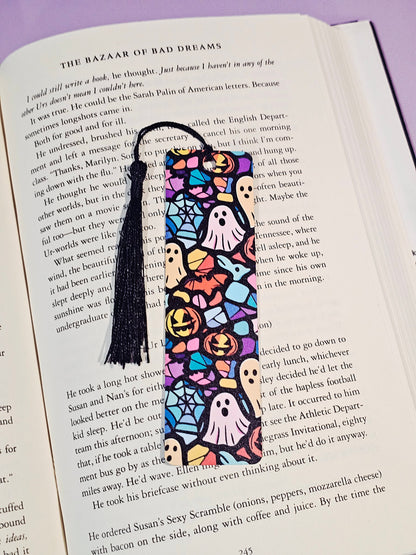 Spooky Stained Glass Bookmark