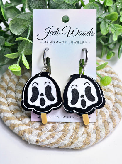 Ghost Popsicle Earrings