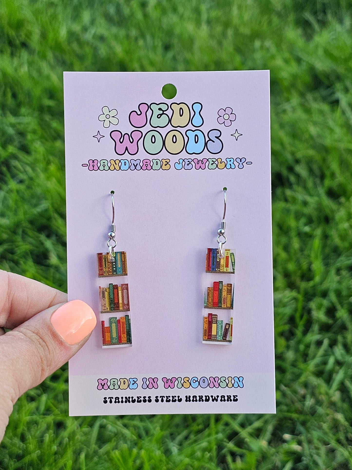 Book Bar Earrings