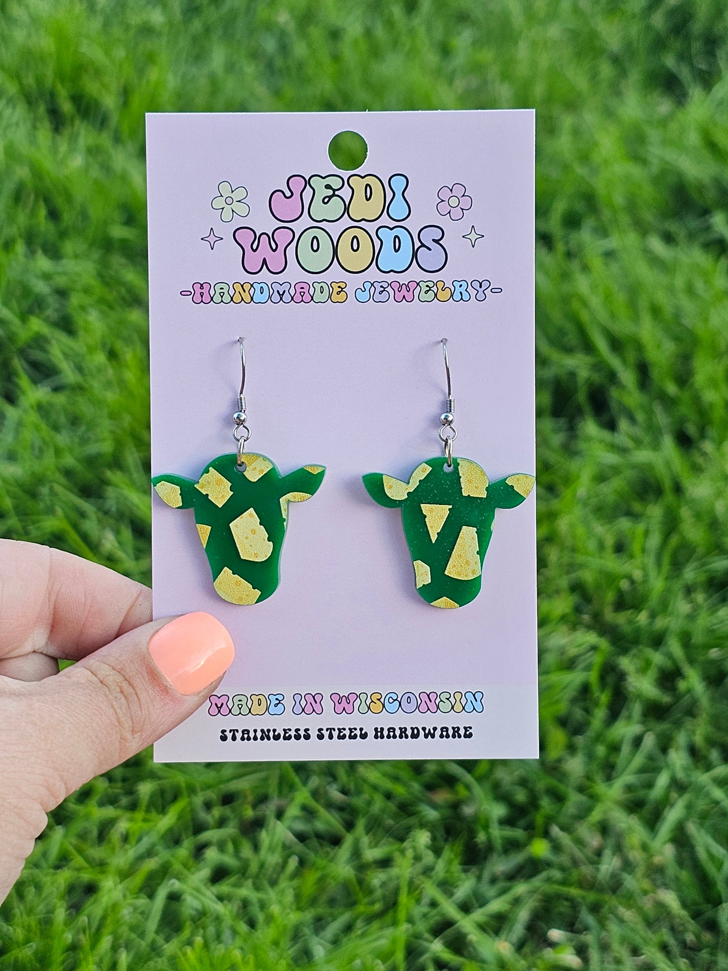 Green Cheese Cows
