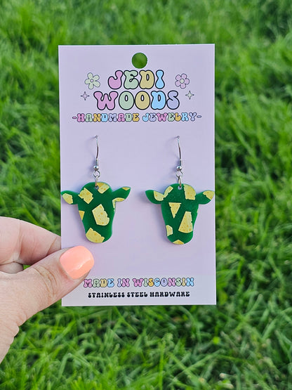 Green Cheese Cows