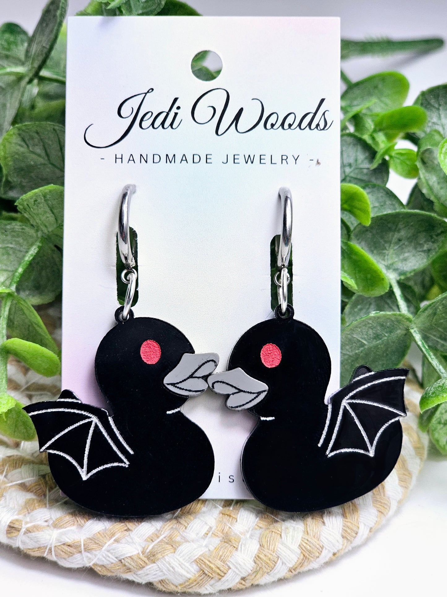 Vampire Duck Earrings