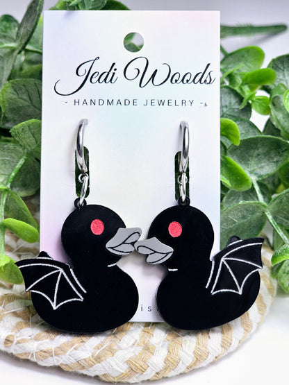 Vampire Duck Earrings