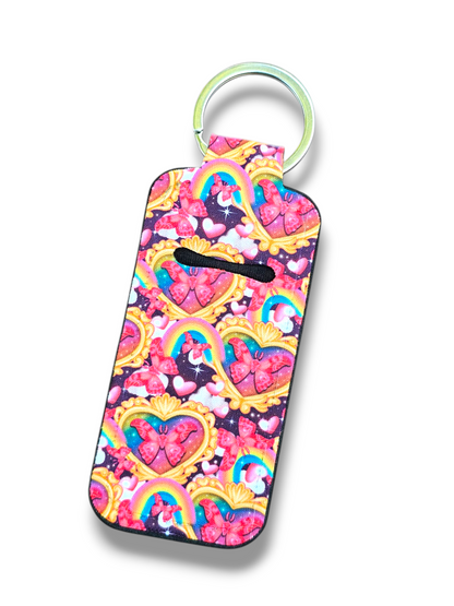 Rainbow Moths Chapstick/Lighter Holder