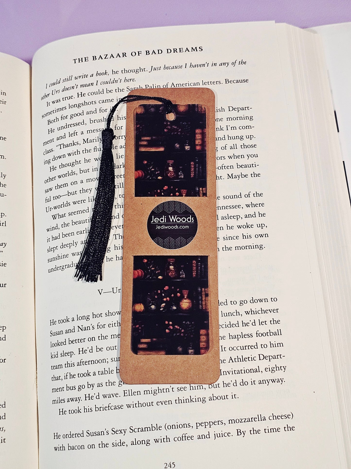 Witchy Bookshelves Bookmark
