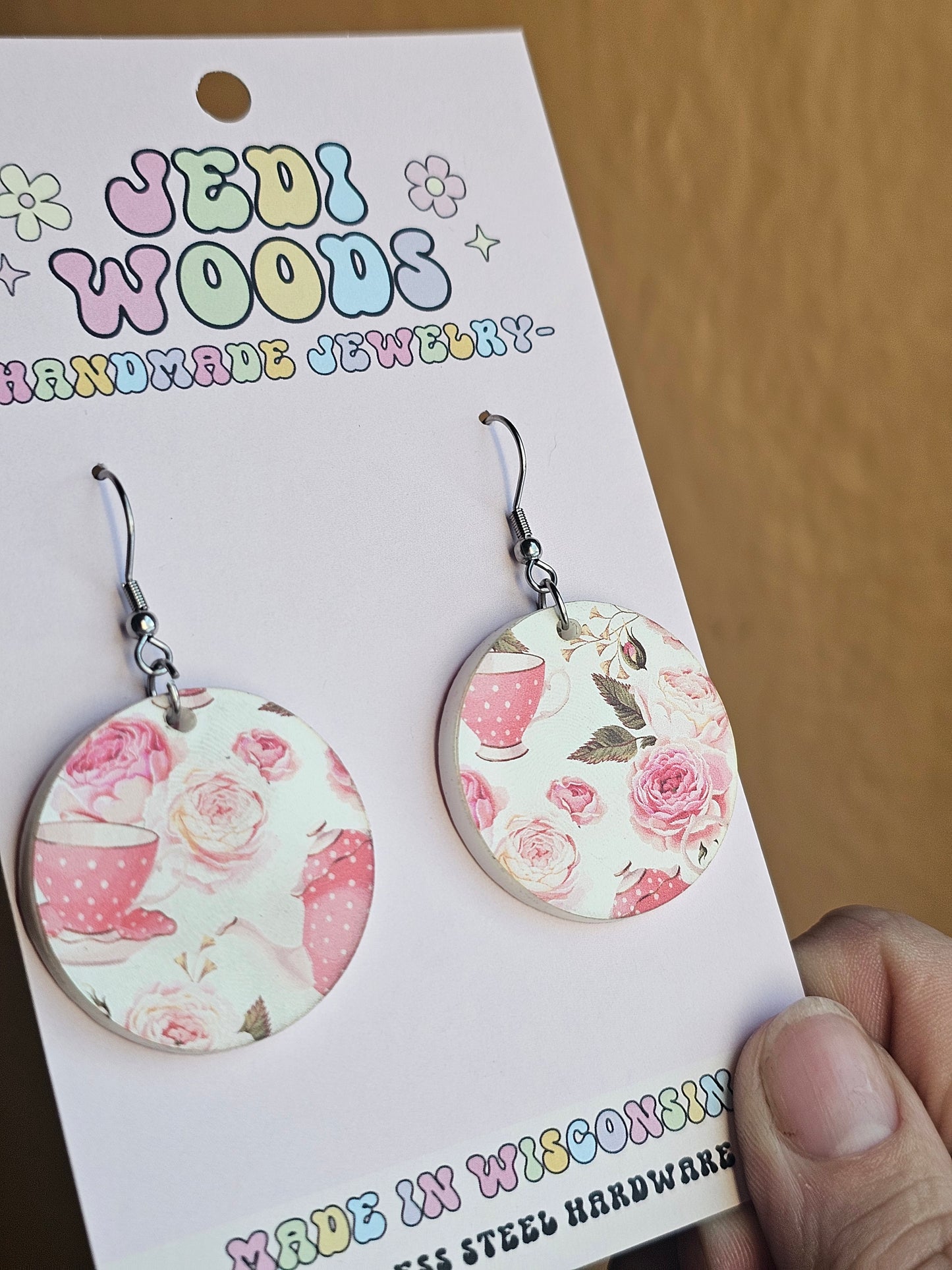 Tea Time Medallion Earrings