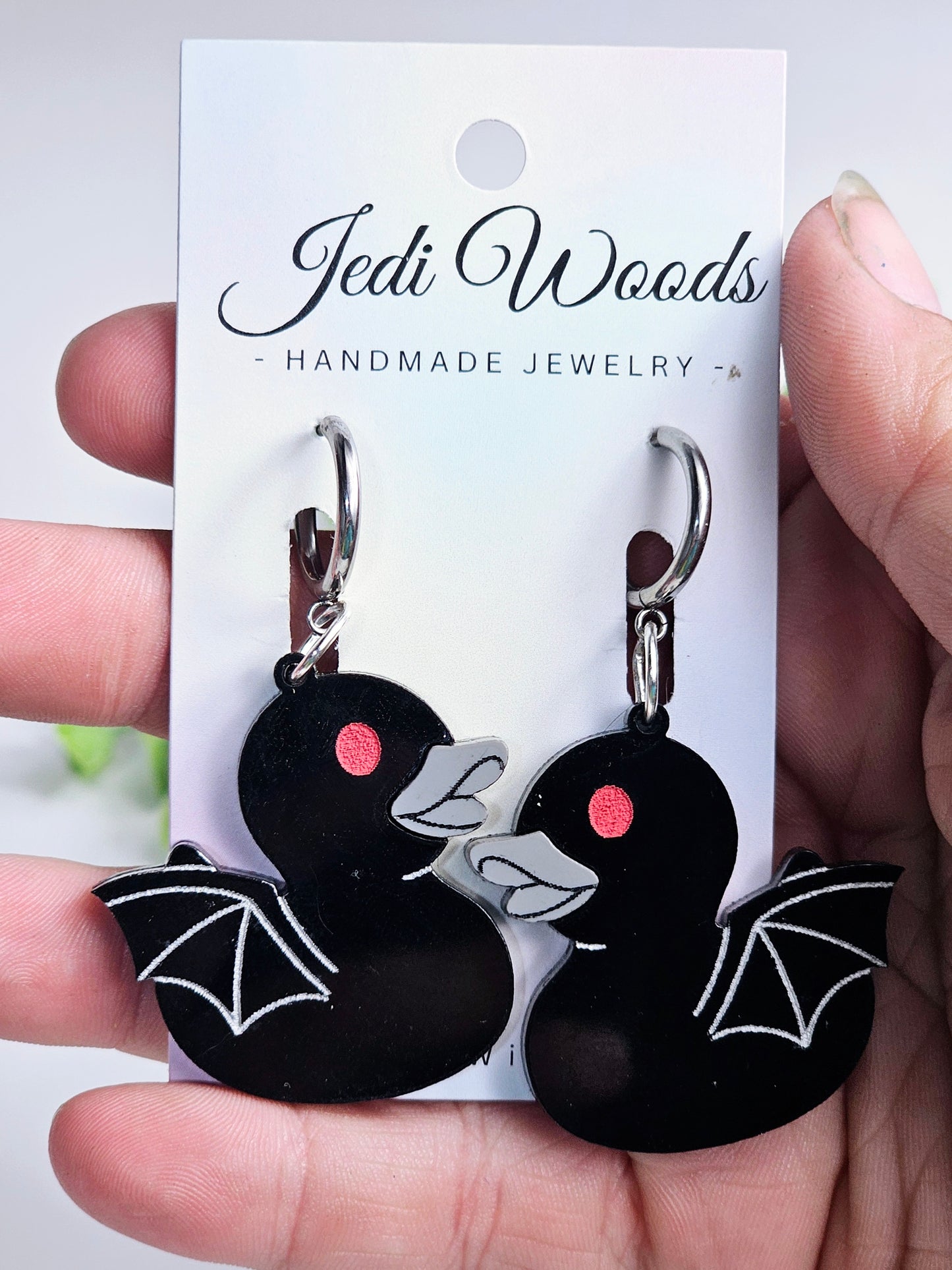 Vampire Duck Earrings