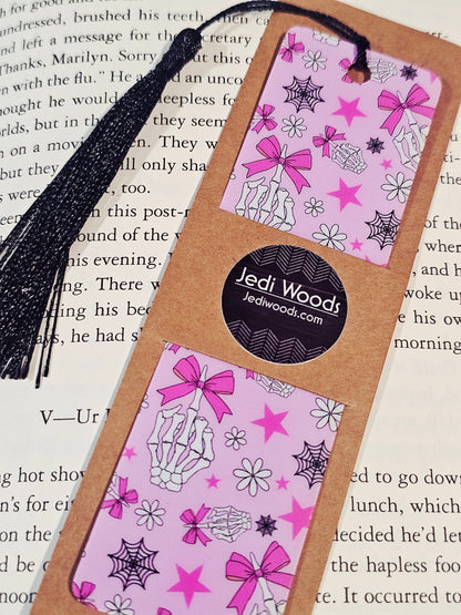 Coquettes and Skeleton Bookmark