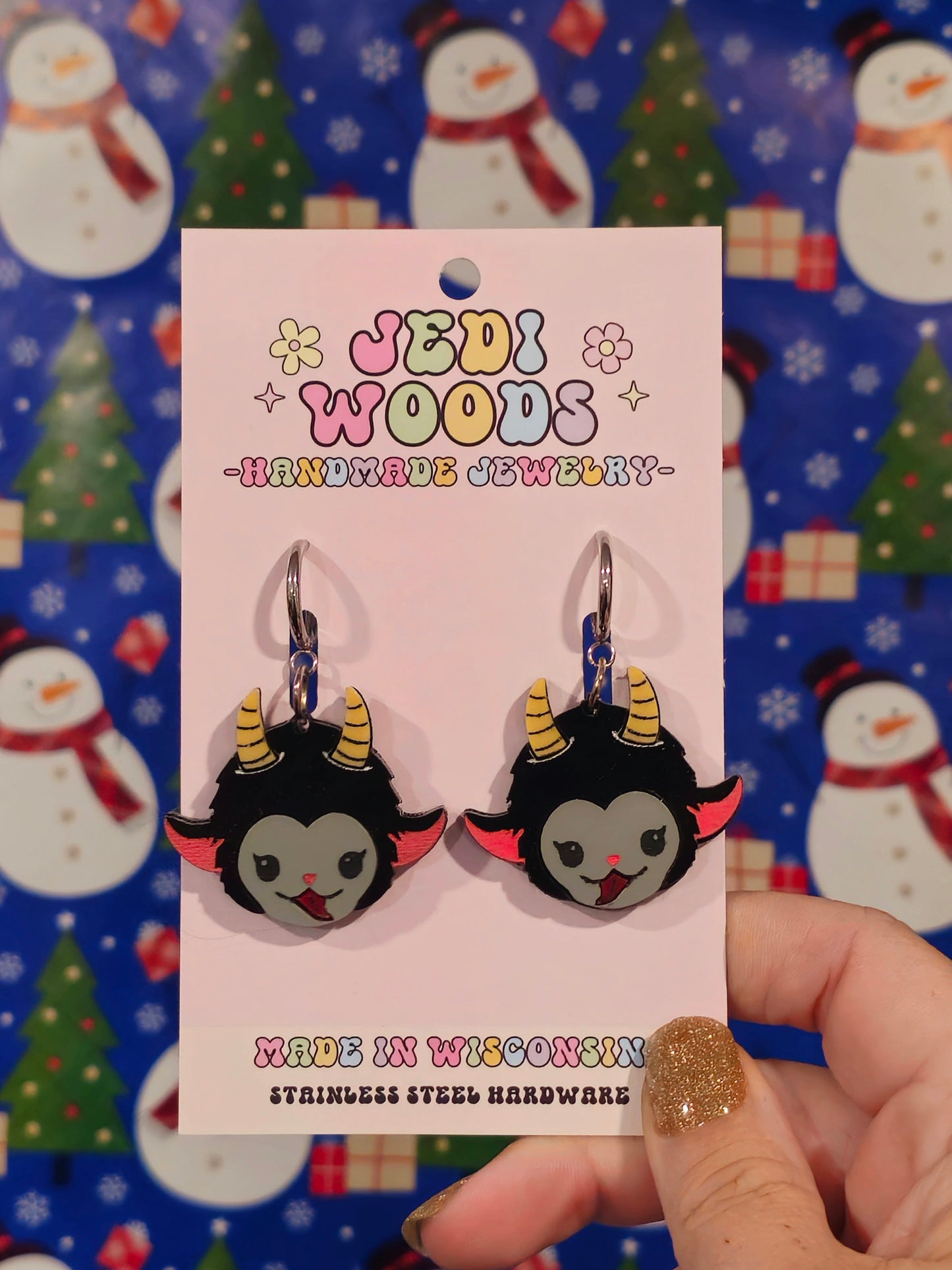 Krampus Earrings
