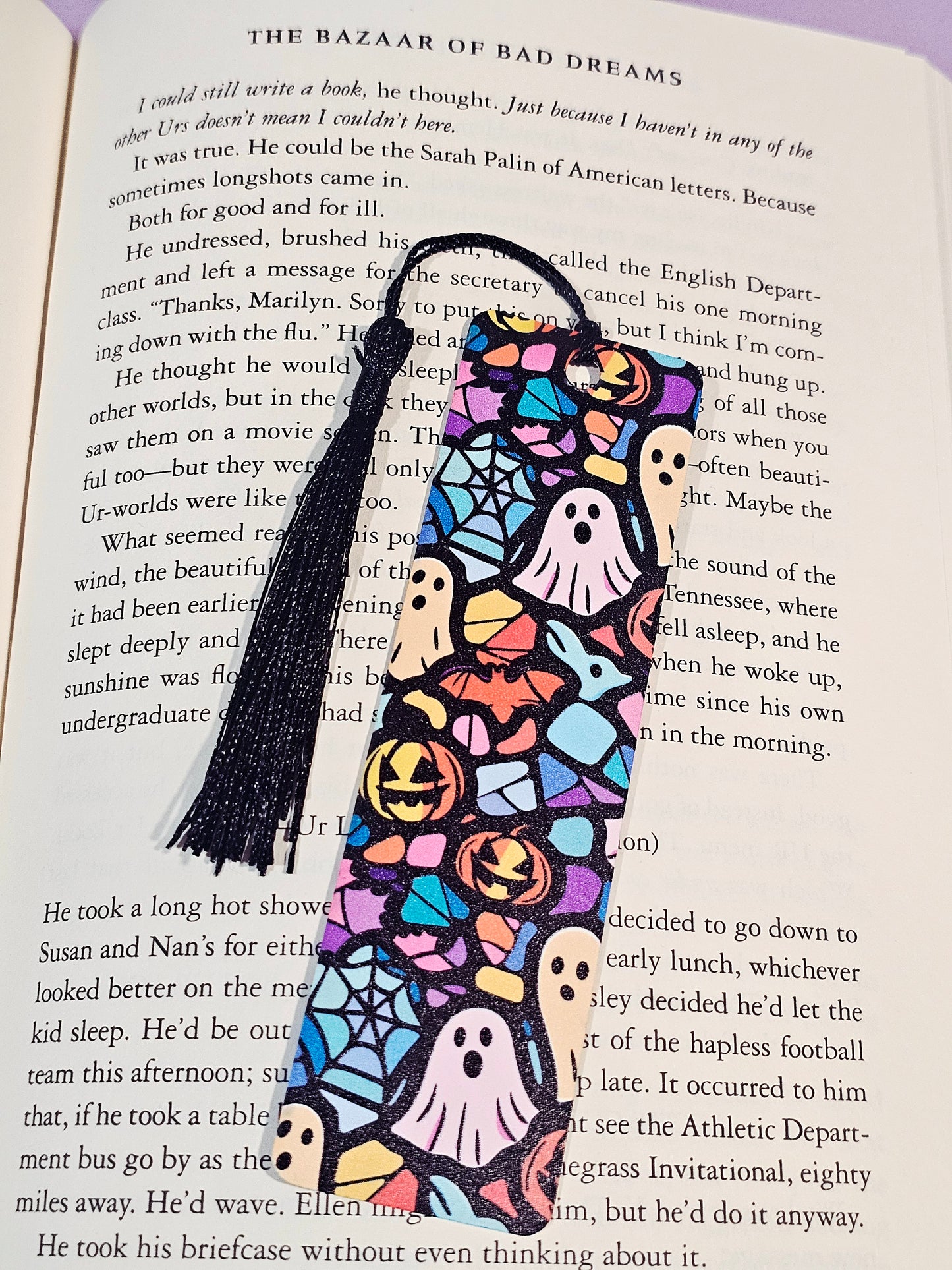 Spooky Stained Glass Bookmark