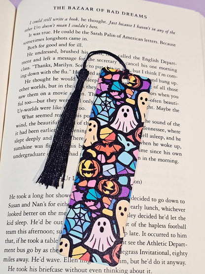 Spooky Stained Glass Bookmark