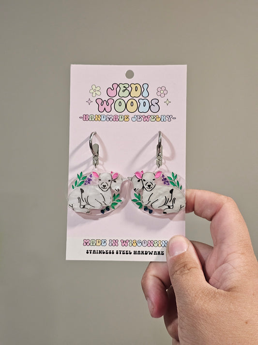 Double Headed Lamb Earrings