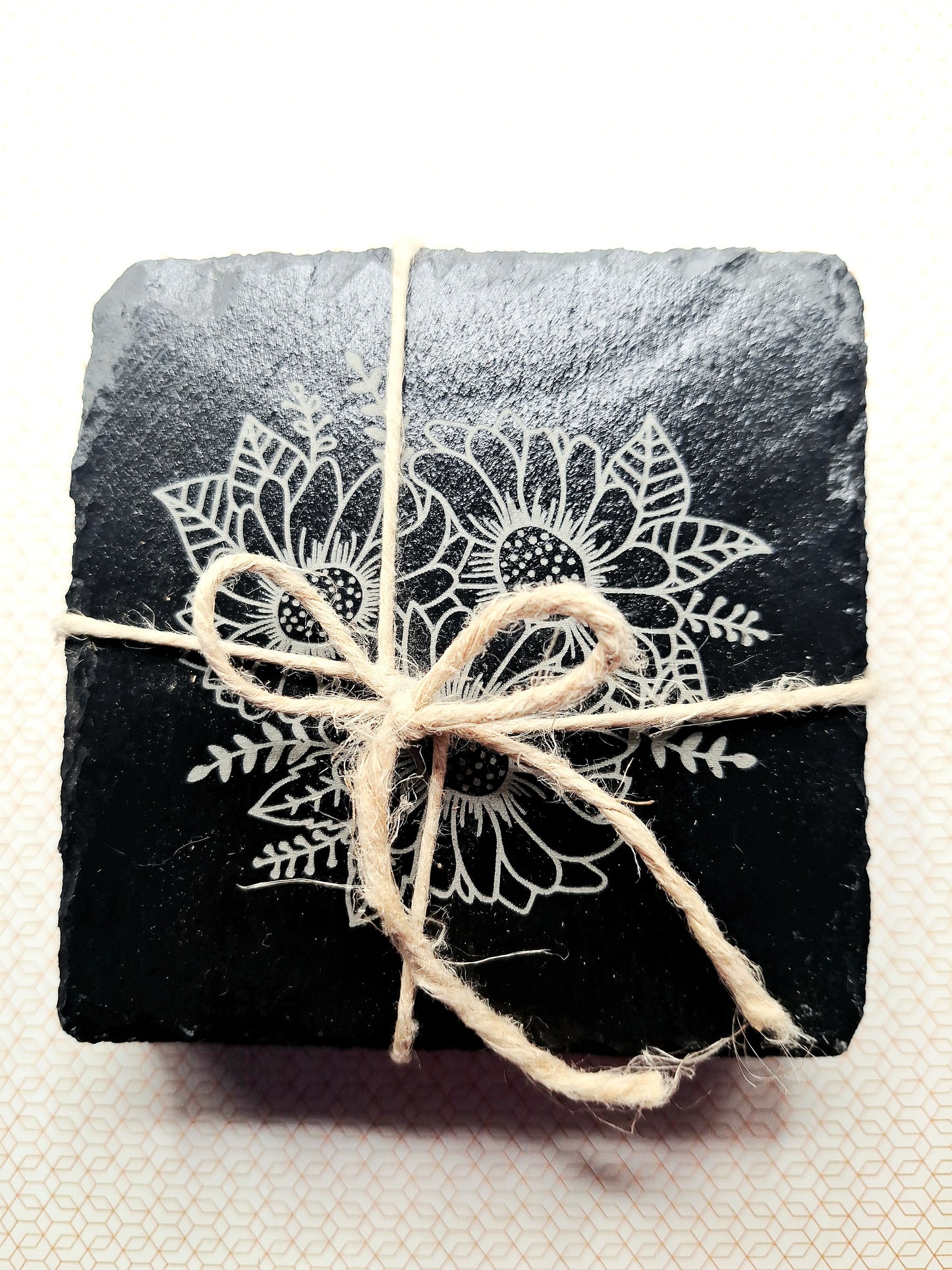 Floral Slate Coasters