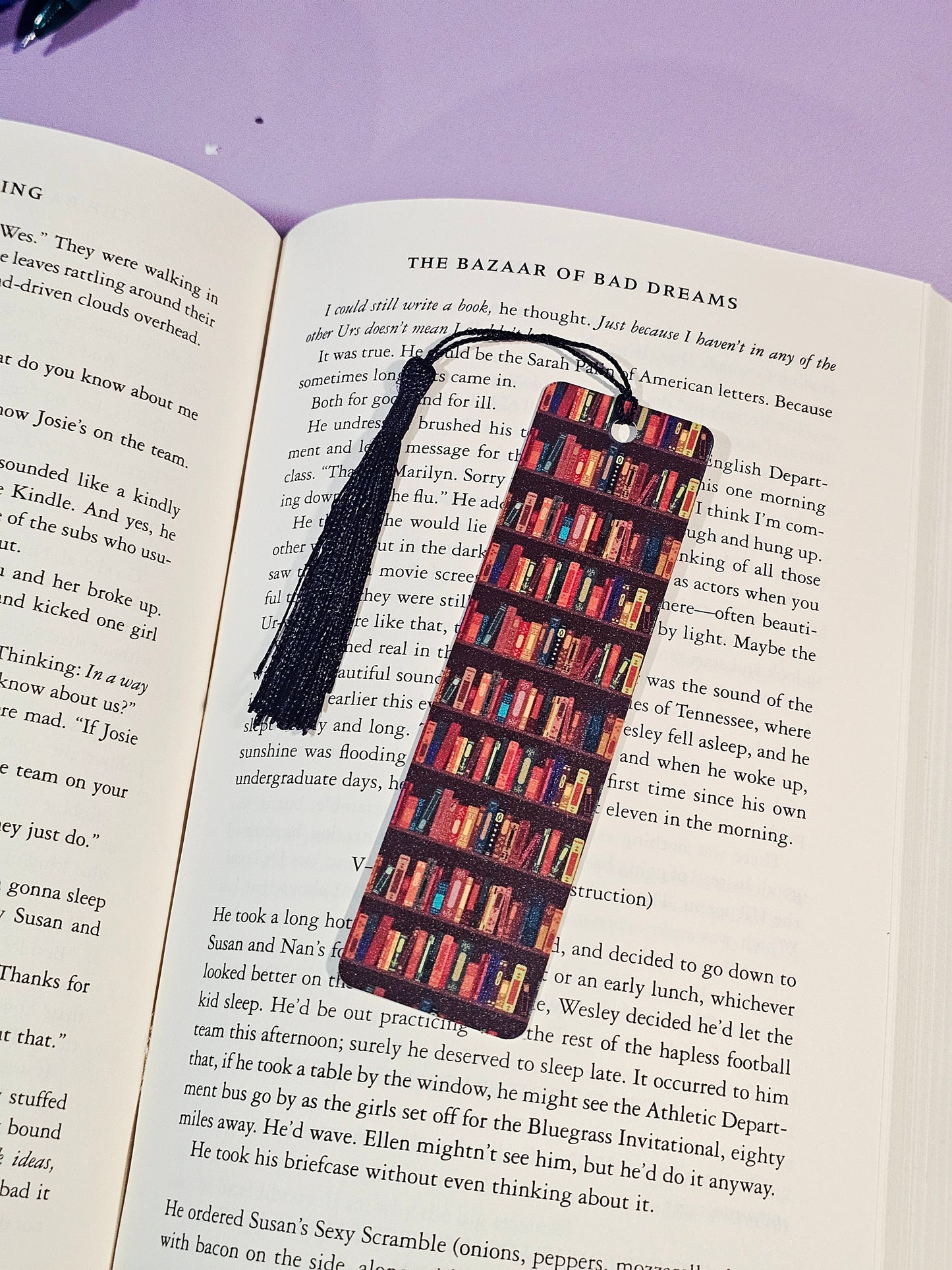 Brown Bookshelves Bookmark
