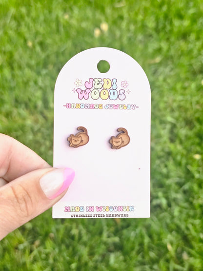 Wooden Cat Studs