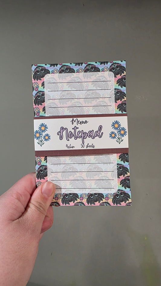 Cutesy Spiders Memo Notepad