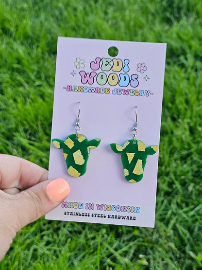 Green Cheese Cows