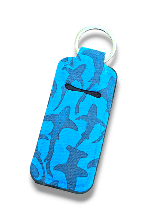Swimming Sharks Chapstick/Lighter Holder
