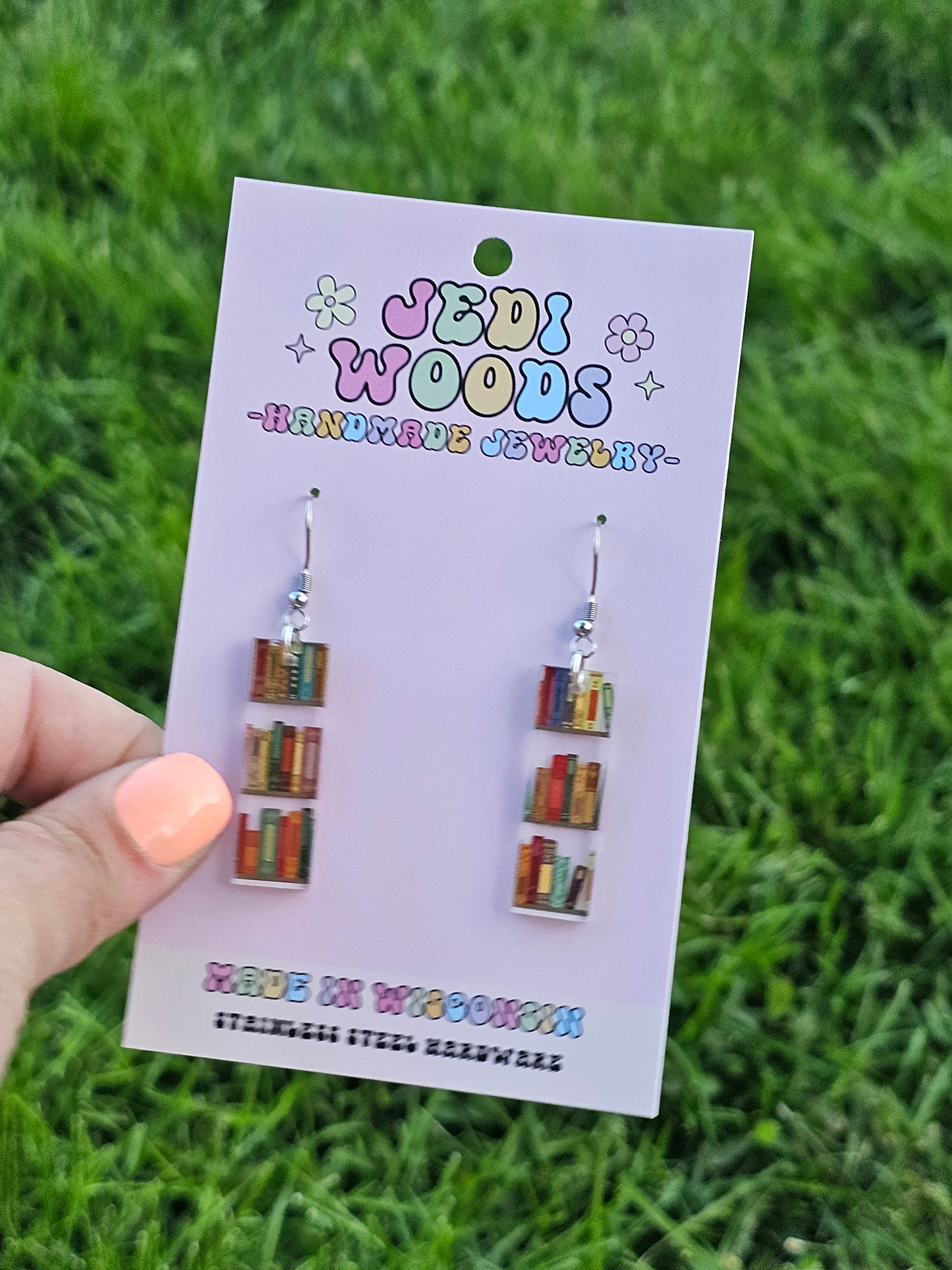 Book Bar Earrings