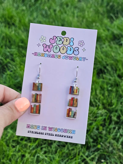 Book Bar Earrings