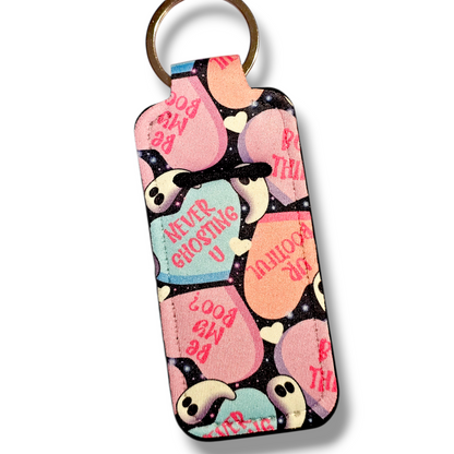 Conversation Boo Hearts Chapstick/Lighter Holder