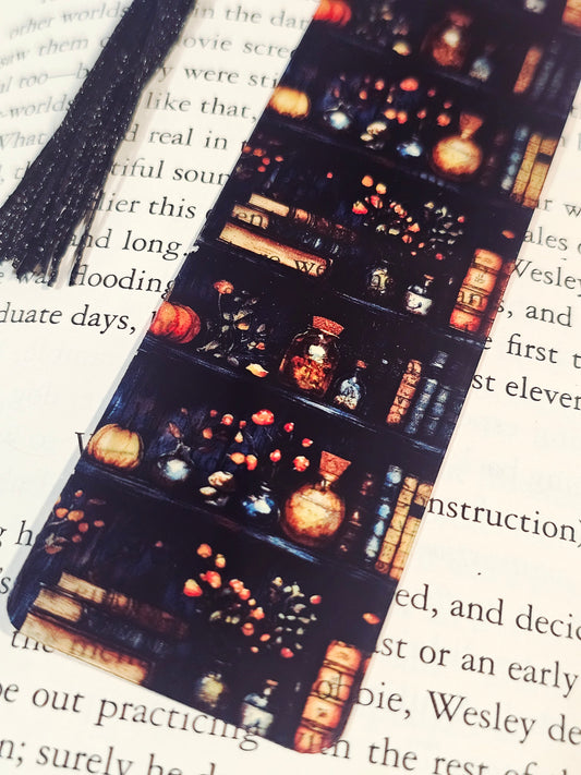 Witchy Bookshelves Bookmark