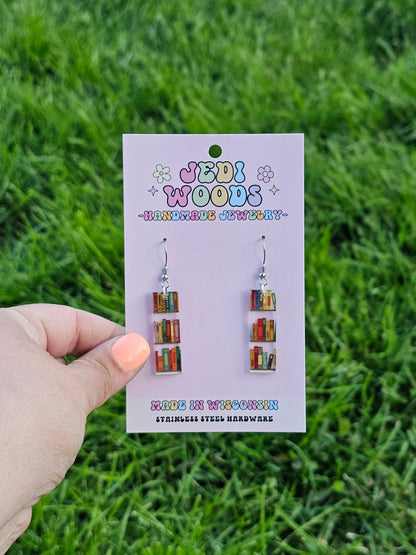 Book Bar Earrings