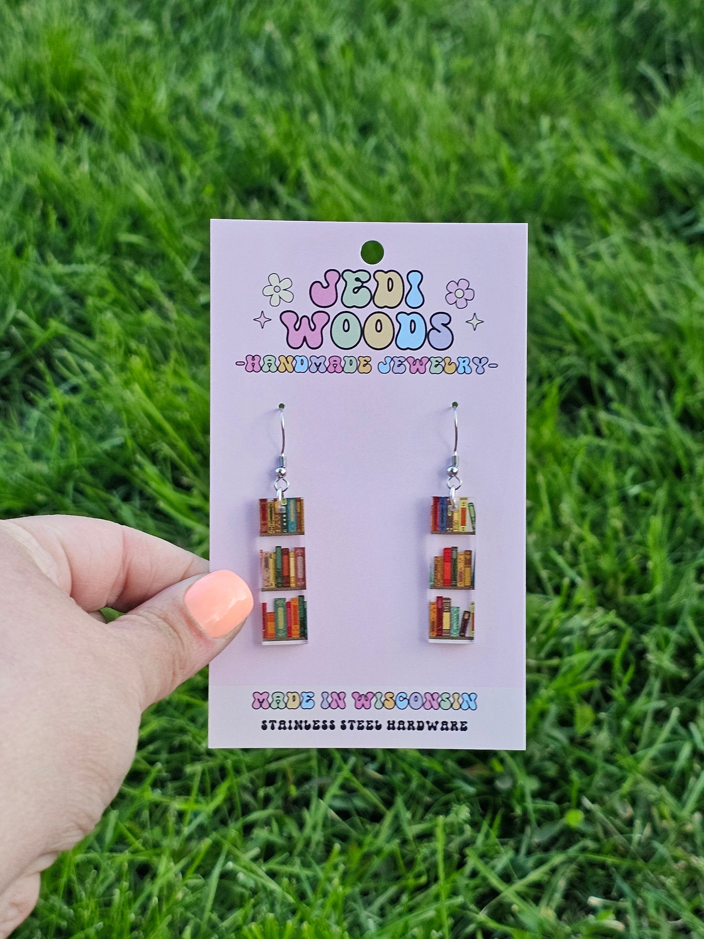 Book Bar Earrings