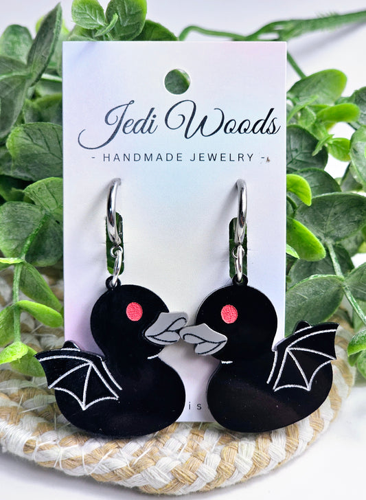 Vampire Duck Earrings