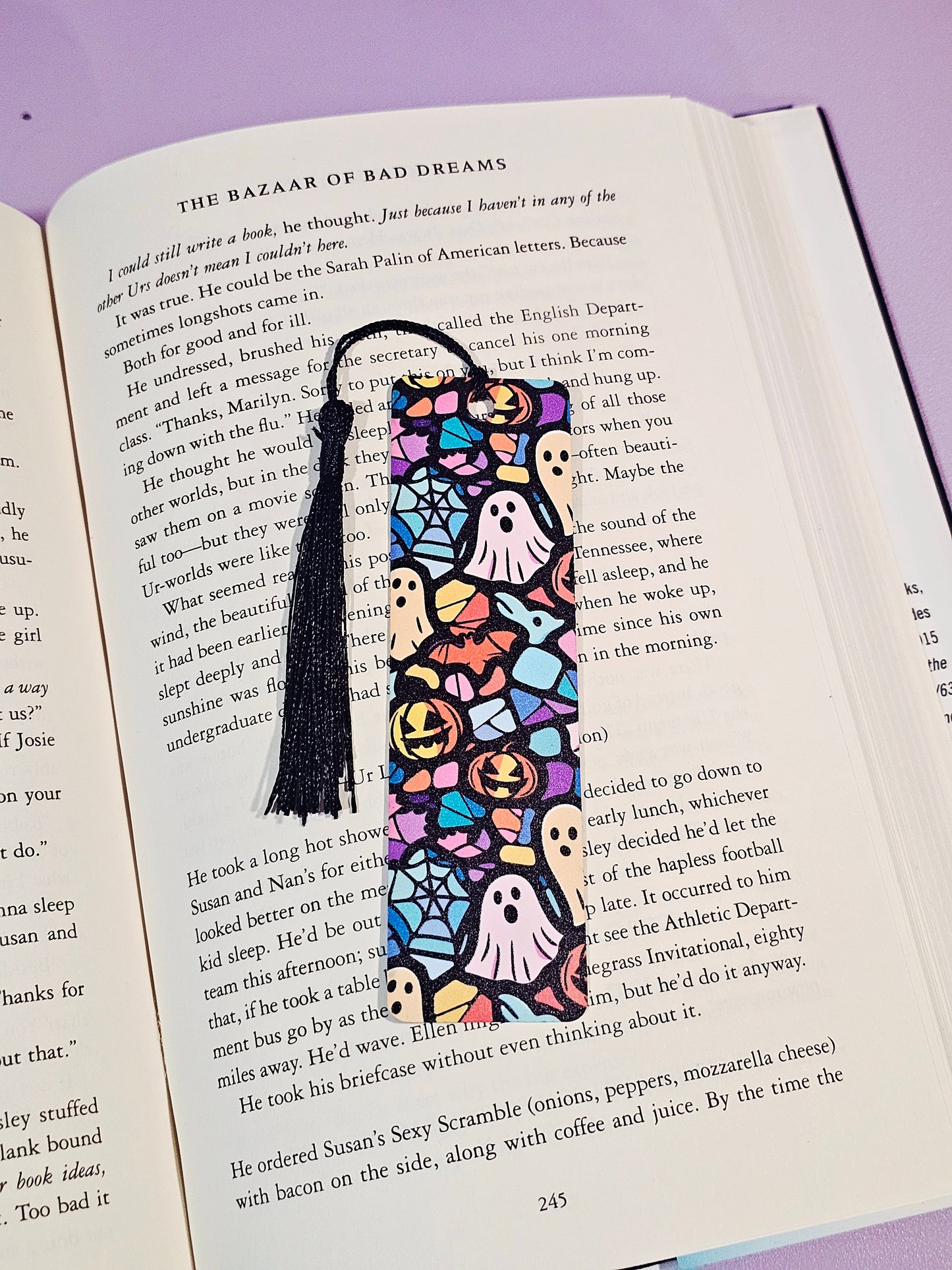 Spooky Stained Glass Bookmark