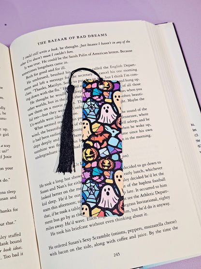 Spooky Stained Glass Bookmark