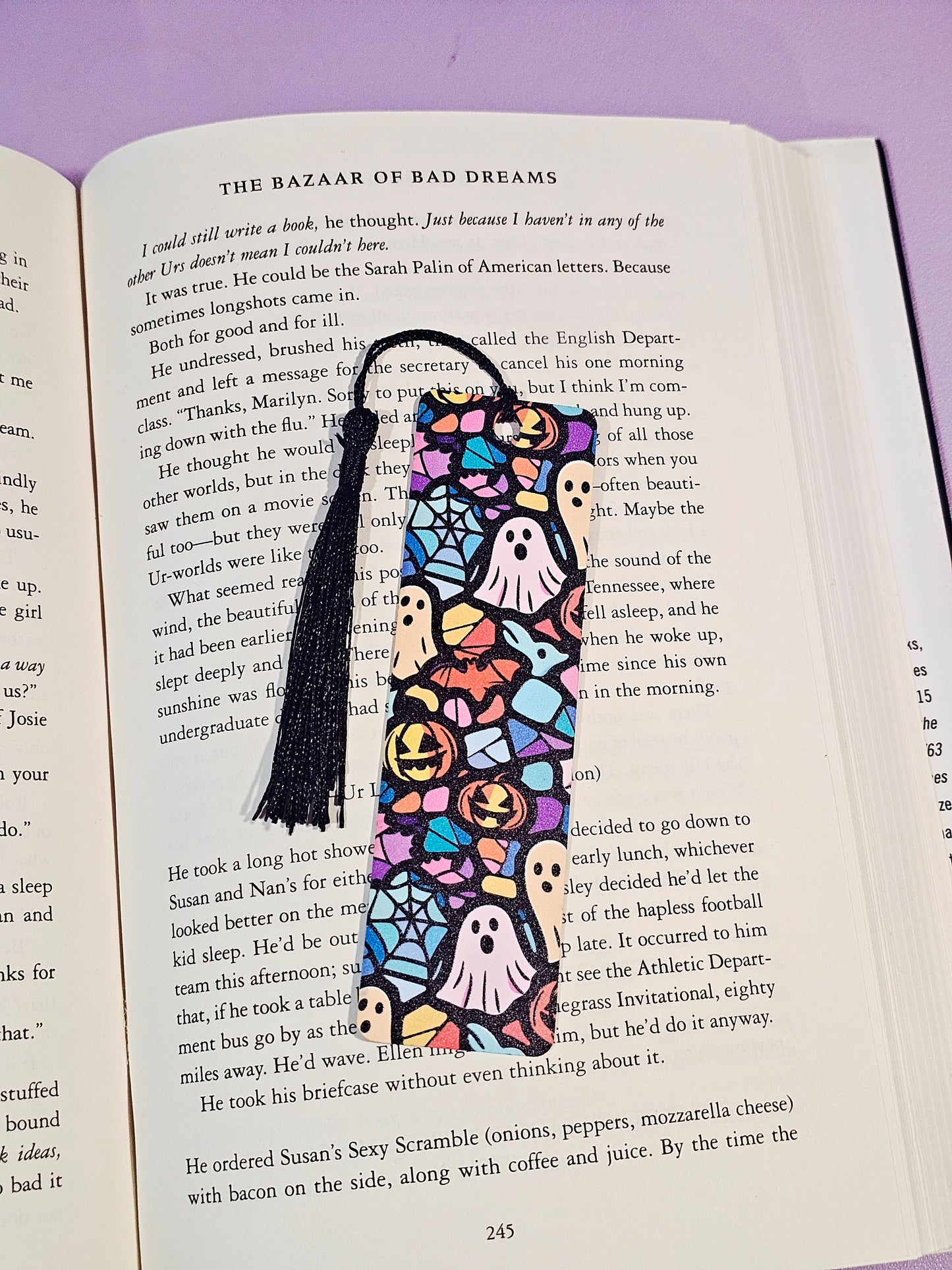 Spooky Stained Glass Bookmark