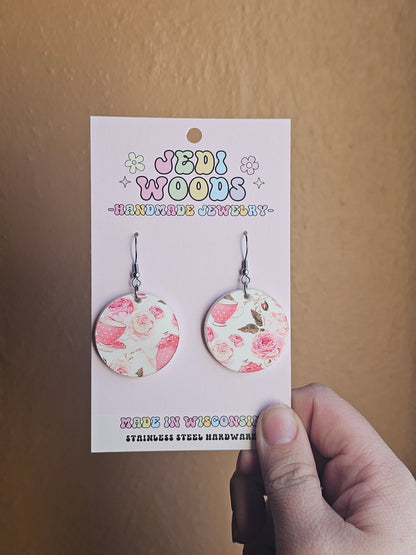 Tea Time Medallion Earrings