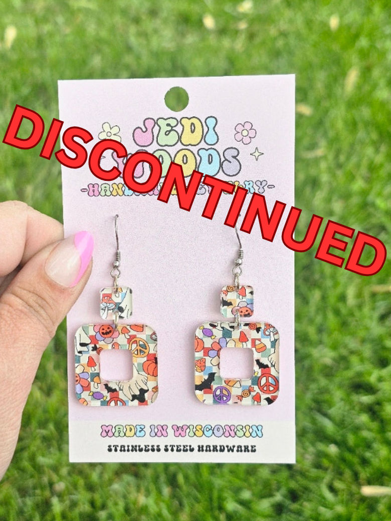 Pastel Spooky Character Dangles