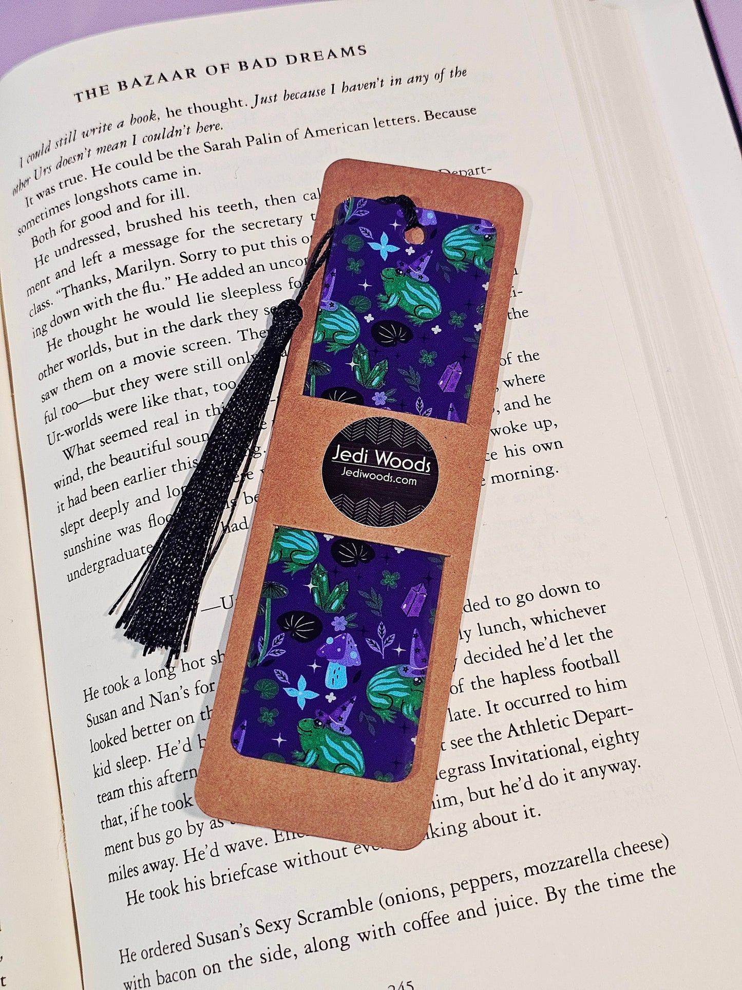 Witchy Frogs Bookmark