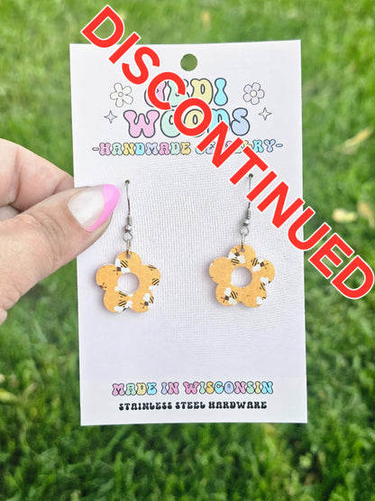 Bumble Bee Flower Earrings (RETIRED)