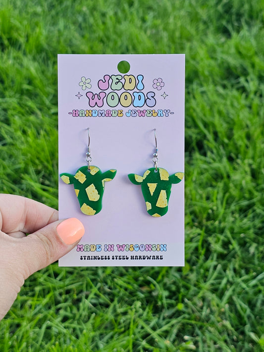 Green Cheese Cows
