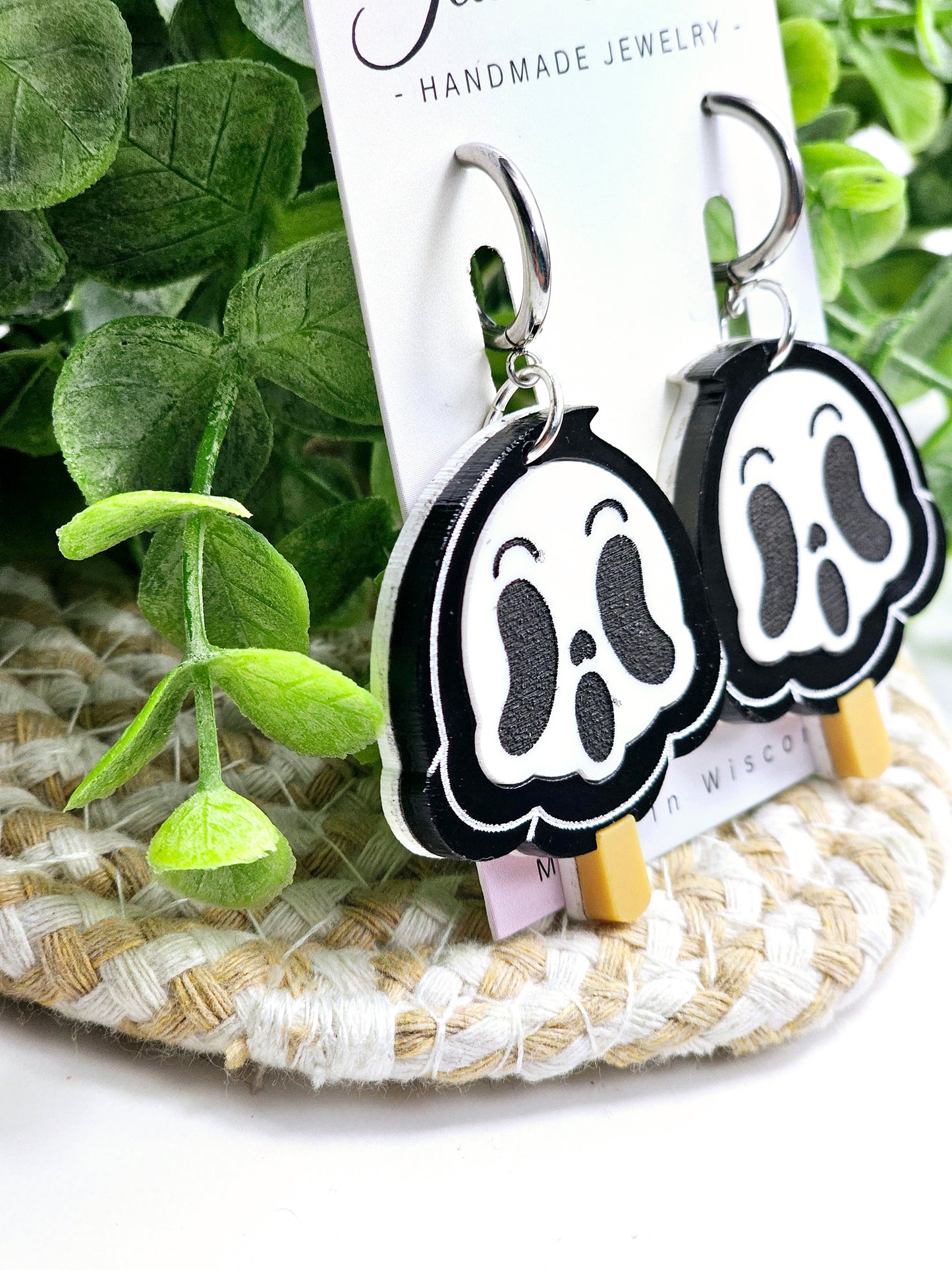 Ghost Popsicle Earrings