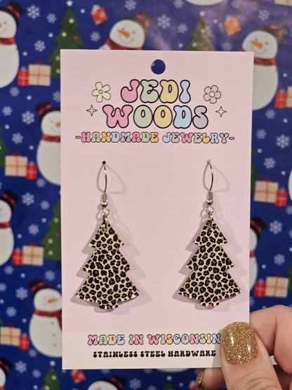 Leopard Christmas Tree Dangles